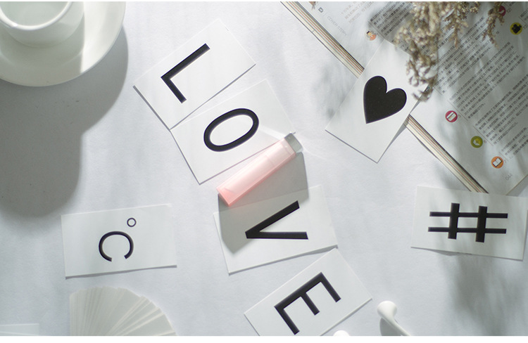 ins风小卡片 欧美风摄影拍摄道具背景装饰卡片 简约英文拍照卡片