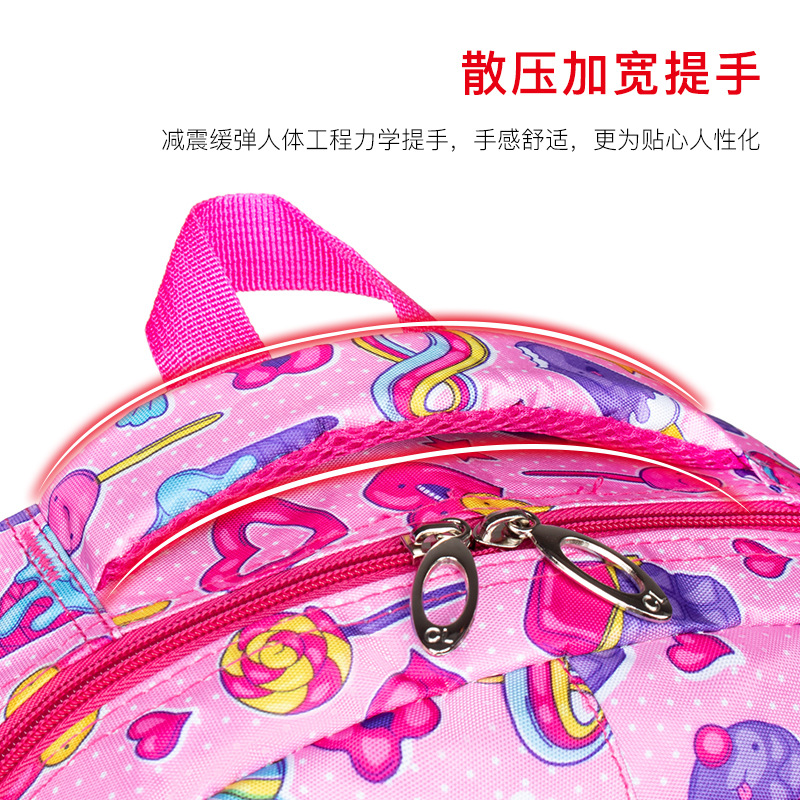 New Primary School Student Schoolbag Printing Lightweight Breathable Spine Protection Grade 1-6 Elementary School Studebt Backpack Cross-Border Foreign Trade