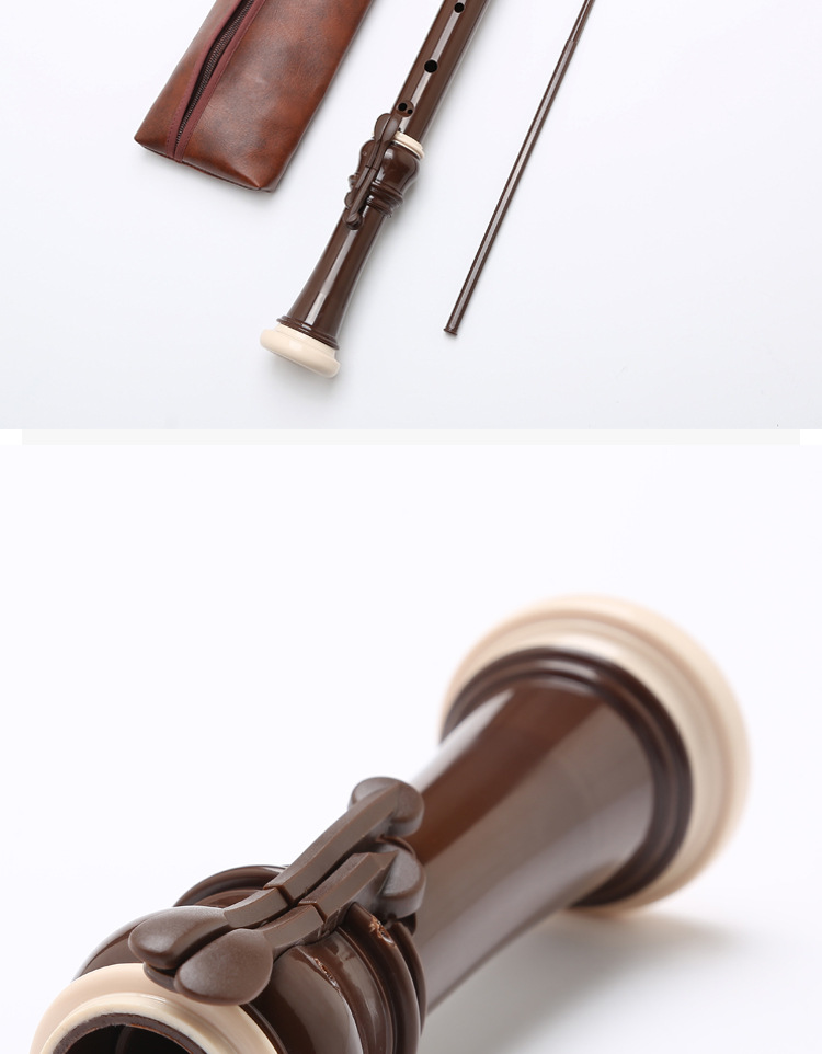 天鹅竖笛巴洛克次中音八孔abs笛子学生成人演奏吹奏乐器厂家直销