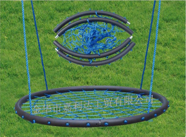 供应户外用品编绳秋千儿童秋千泡棉秋千网绳秋千