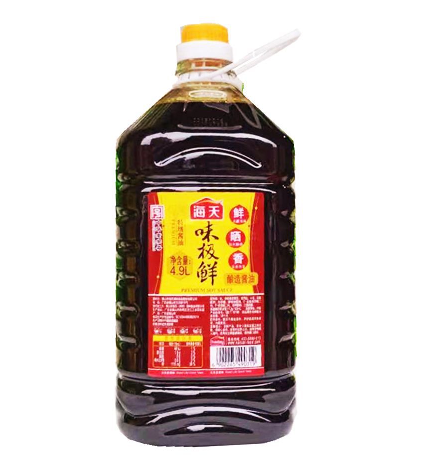 海天 味极鲜酱油4.9l/桶 餐饮装 餐厅饭店佐餐凉拌点蘸烹饪炒菜