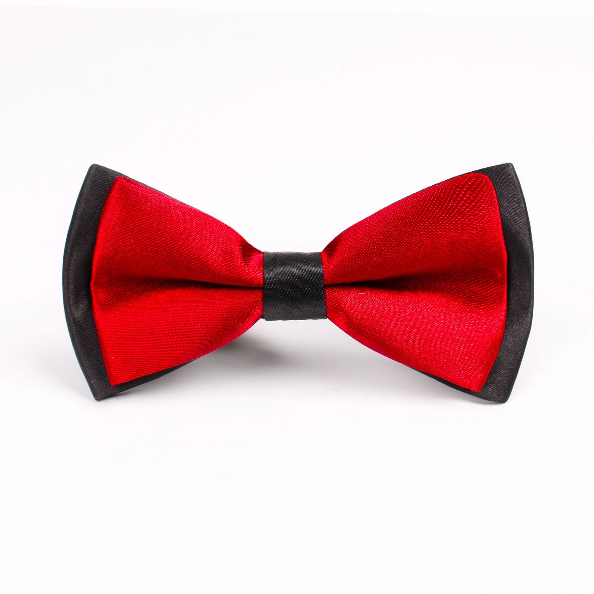 新款儿童领结宝宝糖果色百搭男童西装花童领节纯色绑带款领花