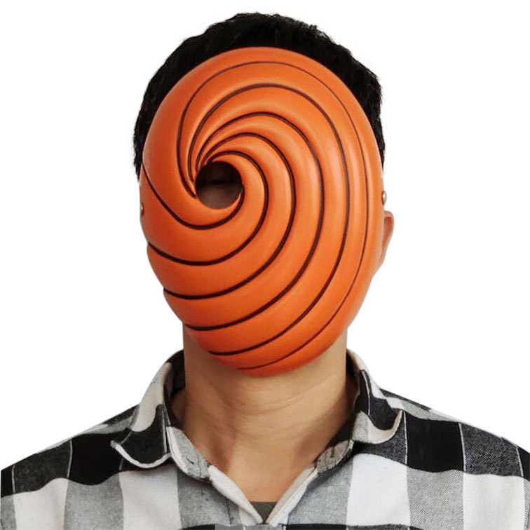 新动漫火影忍者宇智波带土面具阿飞漩涡鸣人脸谱道具舞会派对面罩