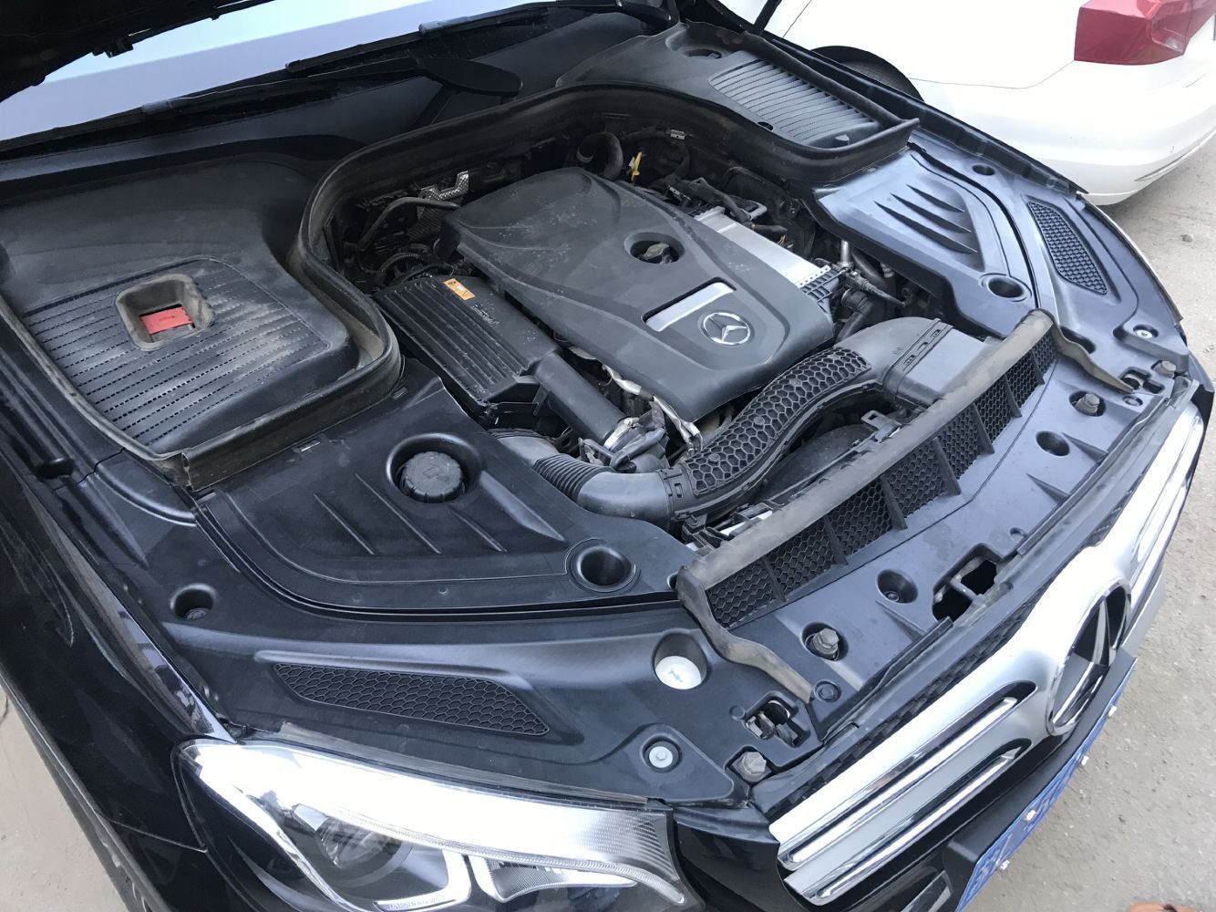 奔驰glc发动机舱防尘盖保护罩改装引擎机仓防护罩隔热板保护盖