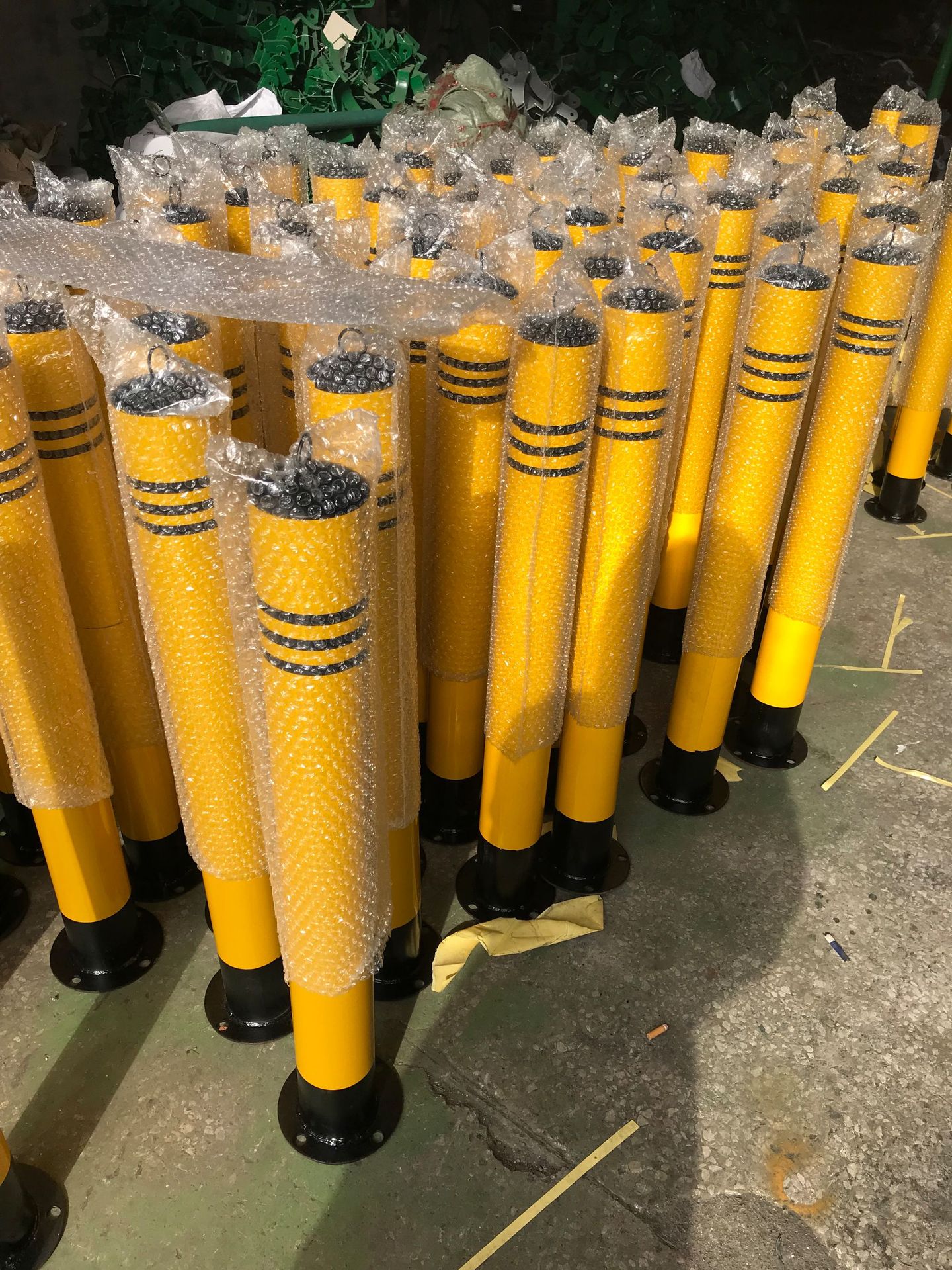 道口柱 道路警示柱 方形防撞柱 黄黑 红白相间厂家直销批发