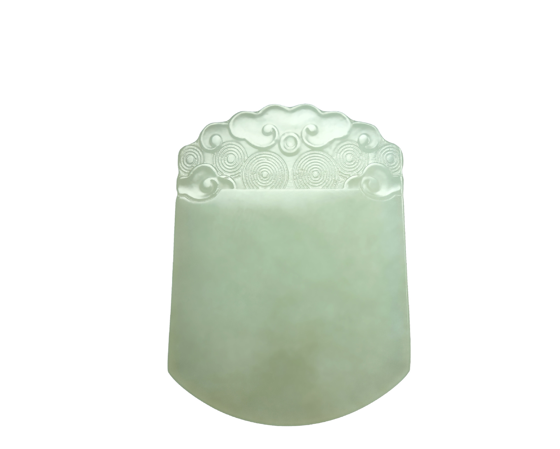 和田玉平安方形无事牌吊坠羊脂玉男士玉牌玉坠女项链玉器玉佩挂件