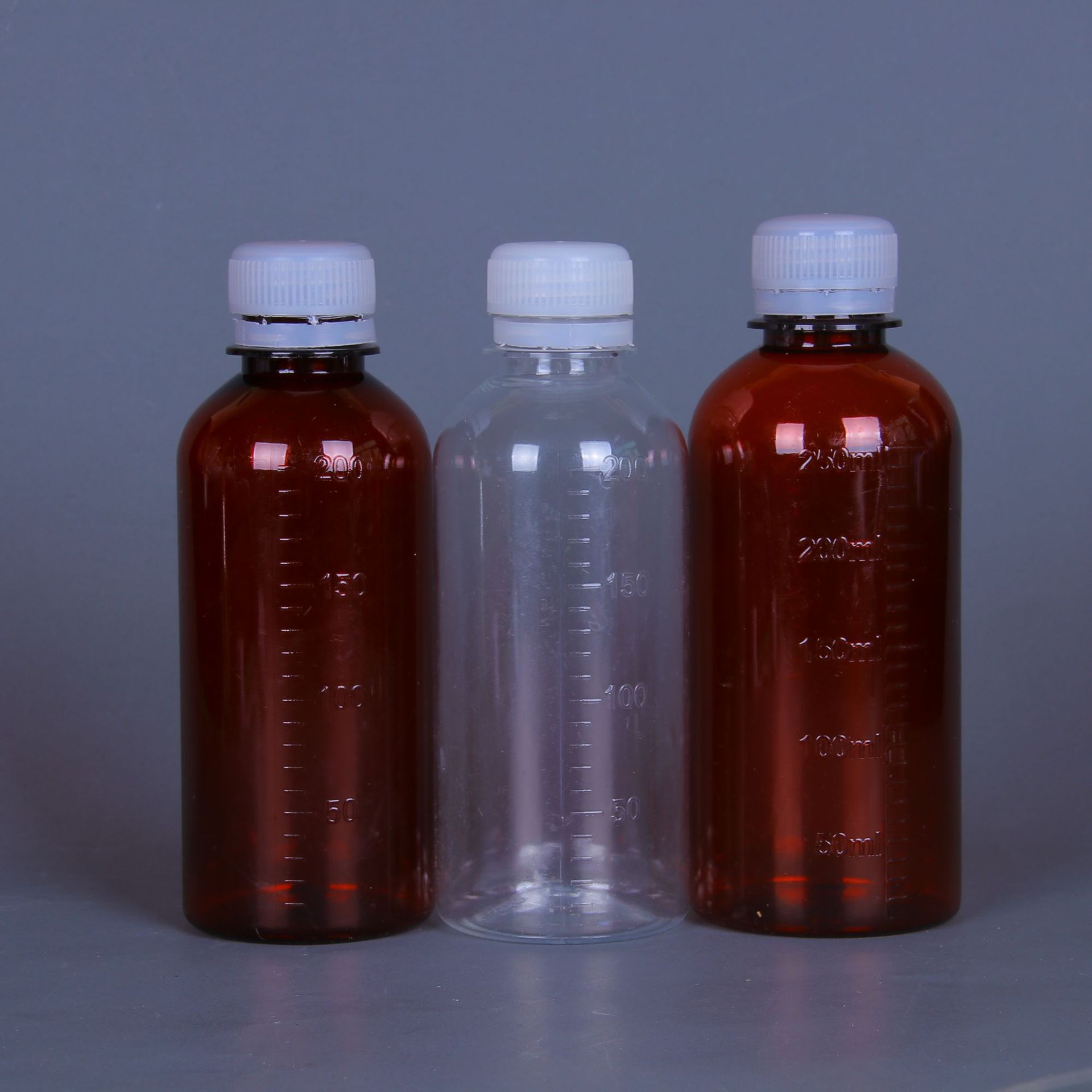 批发250mlpet透明塑料瓶试剂瓶液体包装瓶取样瓶250ml瓶子