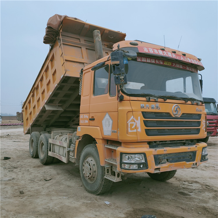 出售国三库存斯太尔工程自卸车 二手土方后双桥车 前四后八渣土车
