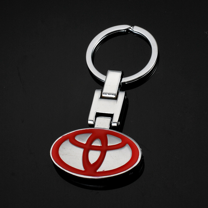 Applicable to All Kinds of Car Key Ring Wholesale H Buckle Car Metal Keychains Fashion Individual Car Logo Key Ring