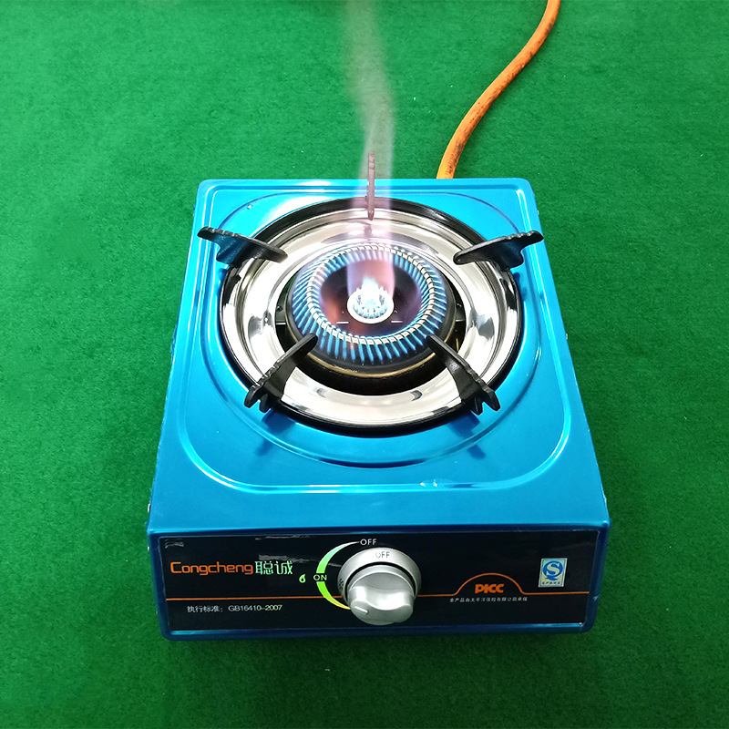 家用台式单灶 单头液化气燃气灶单灶 天然气单炉 钢盖猛火煤气灶