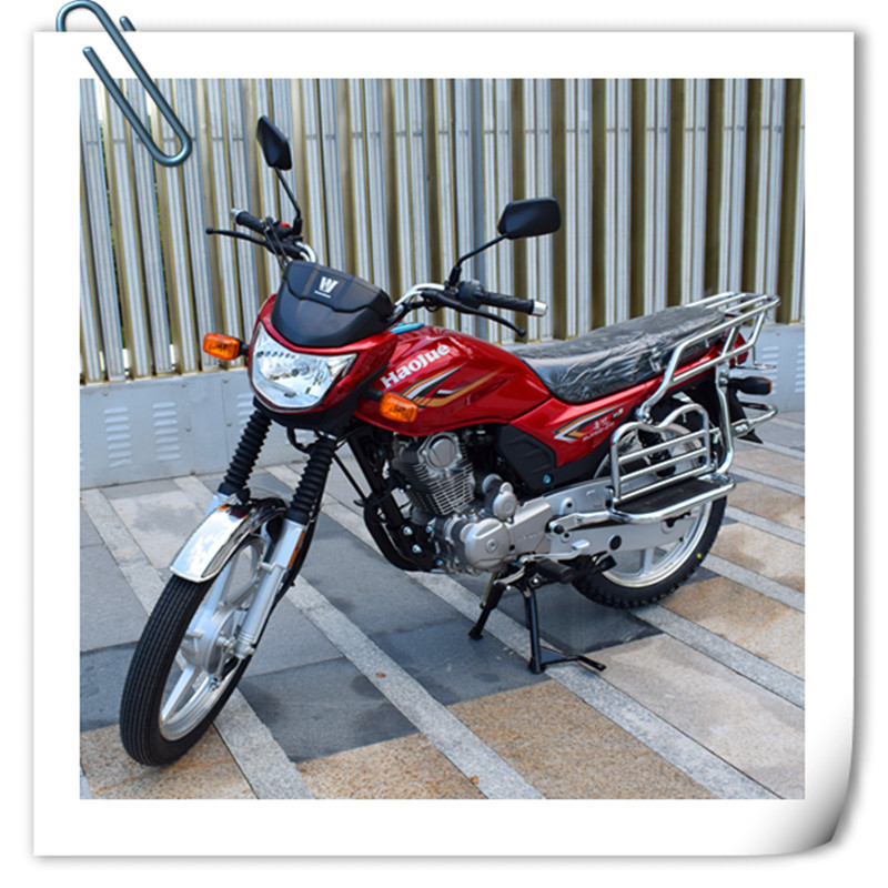 供应国四电喷五羊喜冠款豪爵牌hj150-2h男装跨骑燃油摩托车