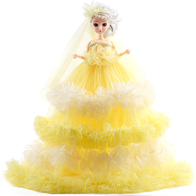 Cute Loli Yuyuyuba Doll Toy Wedding Dress Princess 3d Real Eye Girl Toy Birthday Gift