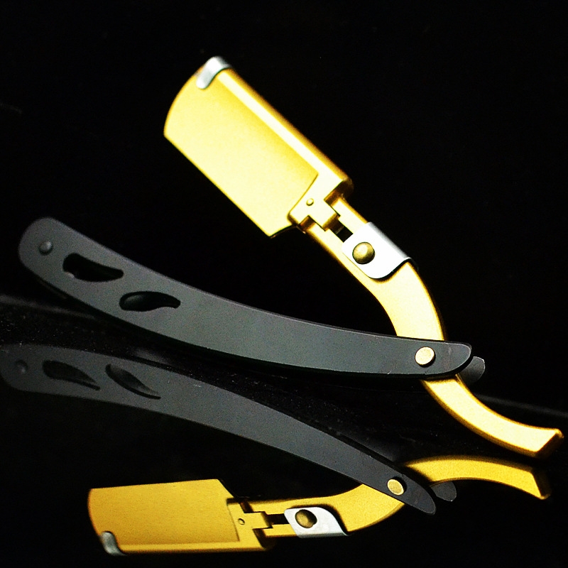 妅牌老式剃刀 刮脸 刮胡子 理发刮胡刀 发廊专用换刃式 理发刀架