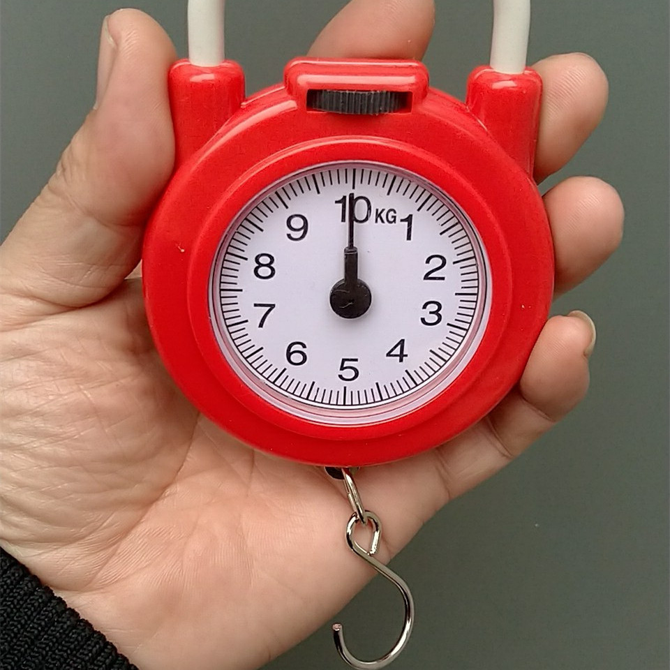 星球家用手提称10公斤便携式弹簧秤迷你购物学生广告礼品批发