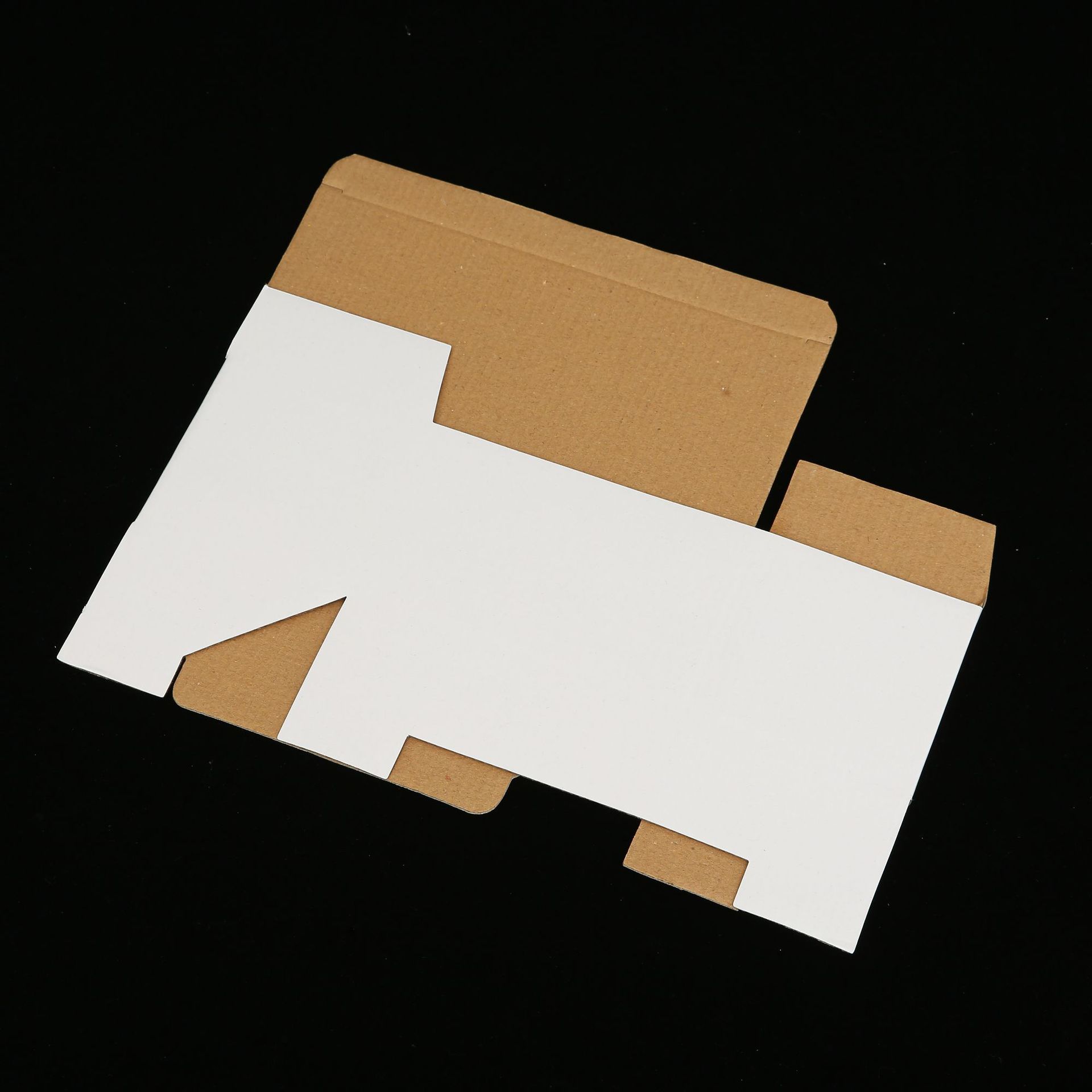 三层扣底翻盖瓦楞纸盒杯子盒彩盒定购礼品包装盒批发 白色现货