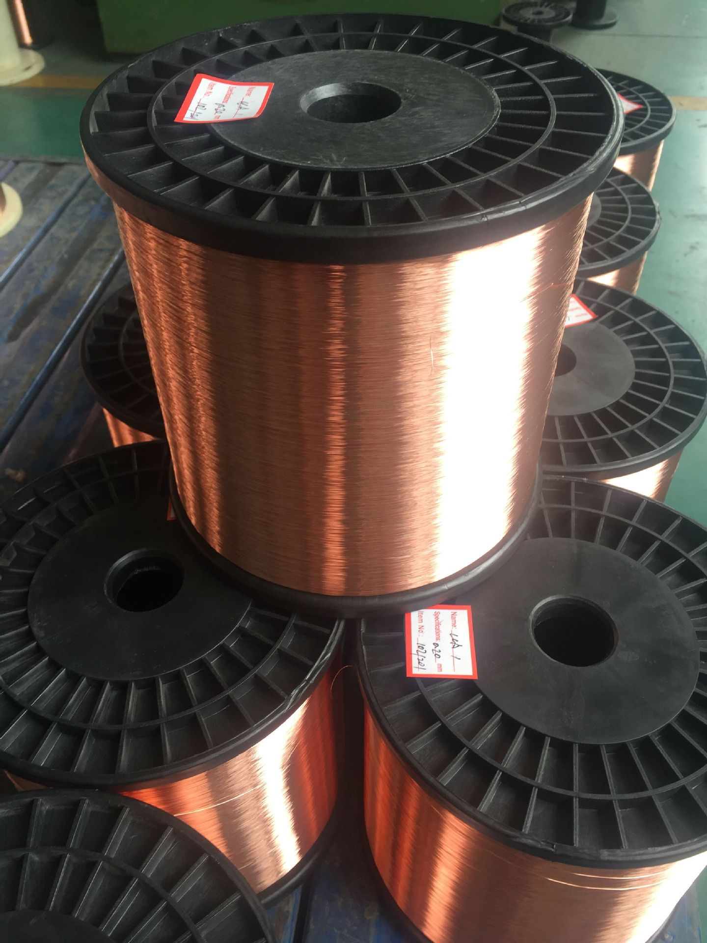 厂家直销电镀/包覆铜包铝裸线 cca;0.12-0.19mm 50Ω射频线缆内导