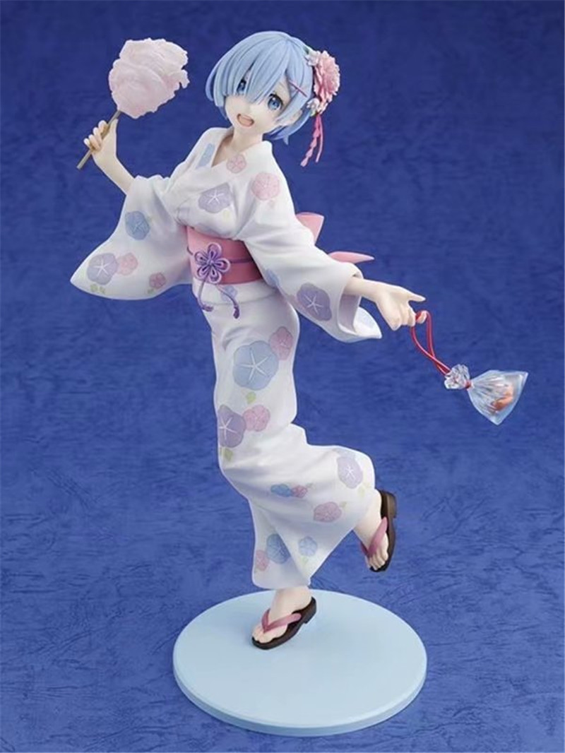 承源动漫 从零开始的异世界生活 蕾姆 浴衣 和服 雷姆 摆件手办