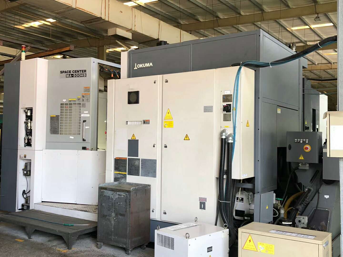 厂转型低价处理二手【日本大隈ma-500hb卧式加工中心】