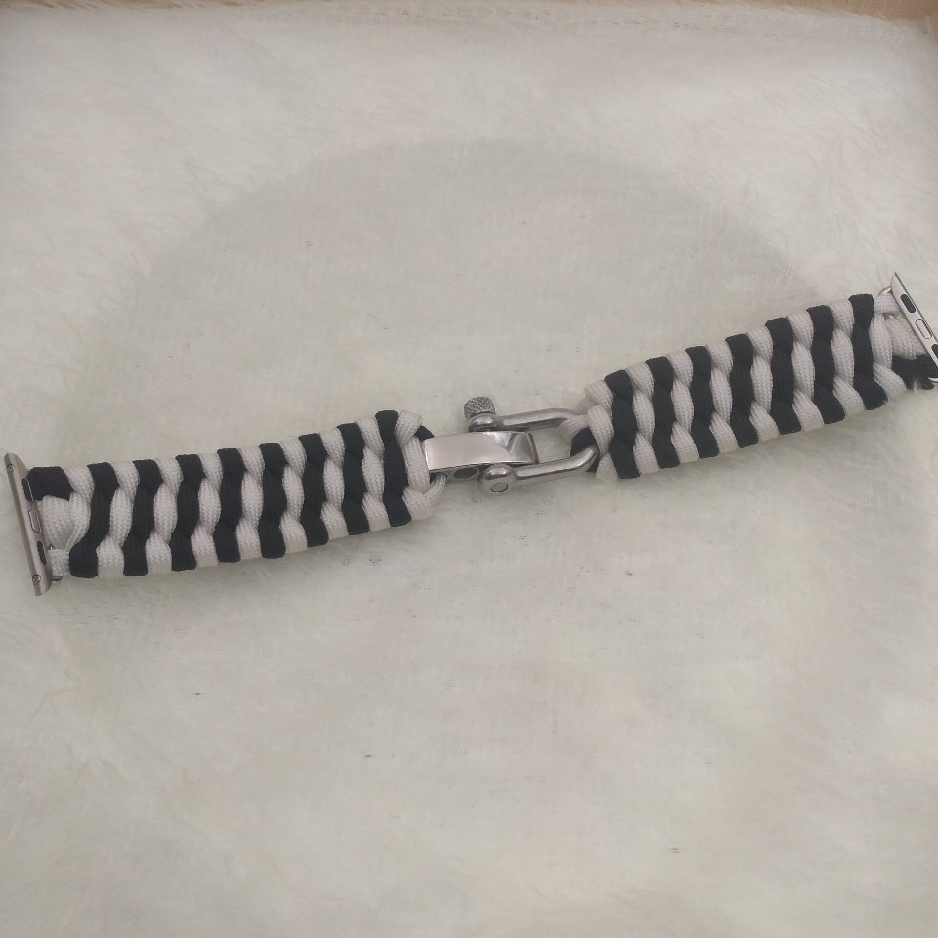 尼龙苹果表带applewatch户外运动编织表带伞绳表带适用于苹果手表