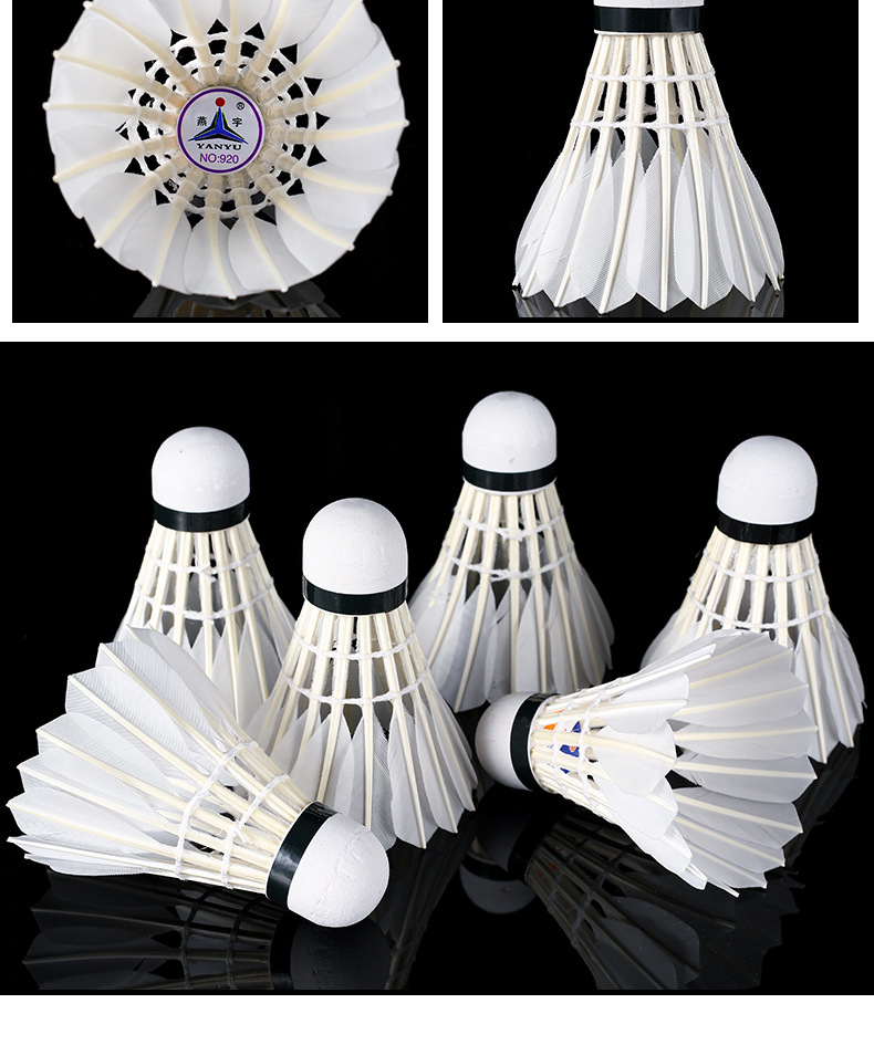 燕宇羽毛球3个6个12个装耐打不发飘打不烂室内室外训练球