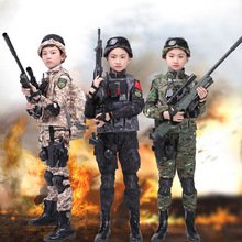 儿童军训迷彩服男女童特种兵军装套装中小学生夏令营体能演出服