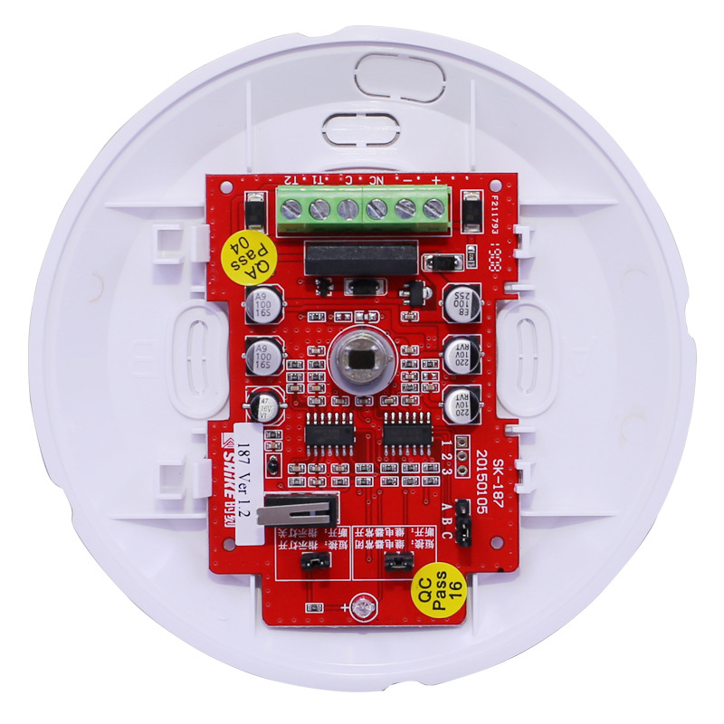 sk187吸顶红外报警器 有线室内红外探测器 no/nc开关360度输出