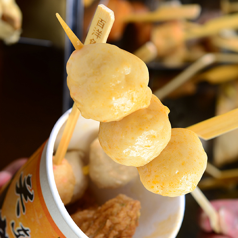 墨鱼丸350g一袋10串关东煮食材串串香麻辣烫便利店日料食材批发商