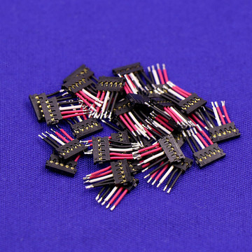 12mm间距超薄镀金端子无卤电池连接线束molex78172连接器电池线