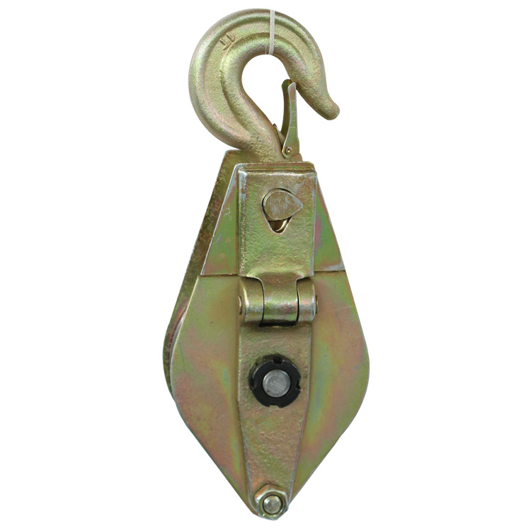 单轮起重滑车 1轮 镀彩锌起重滑车 铸钢轮起重滑车