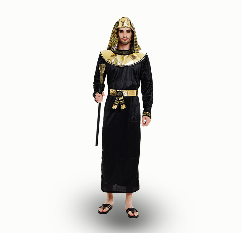 欧美万圣节化妆舞会埃及法老艳后服装大人埃及祭司舞台剧演出服装