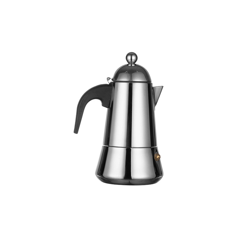 New Stainless Steel Big Belly Mocha Coffee Pot Coffee Appliance Coffee Sharing Pot