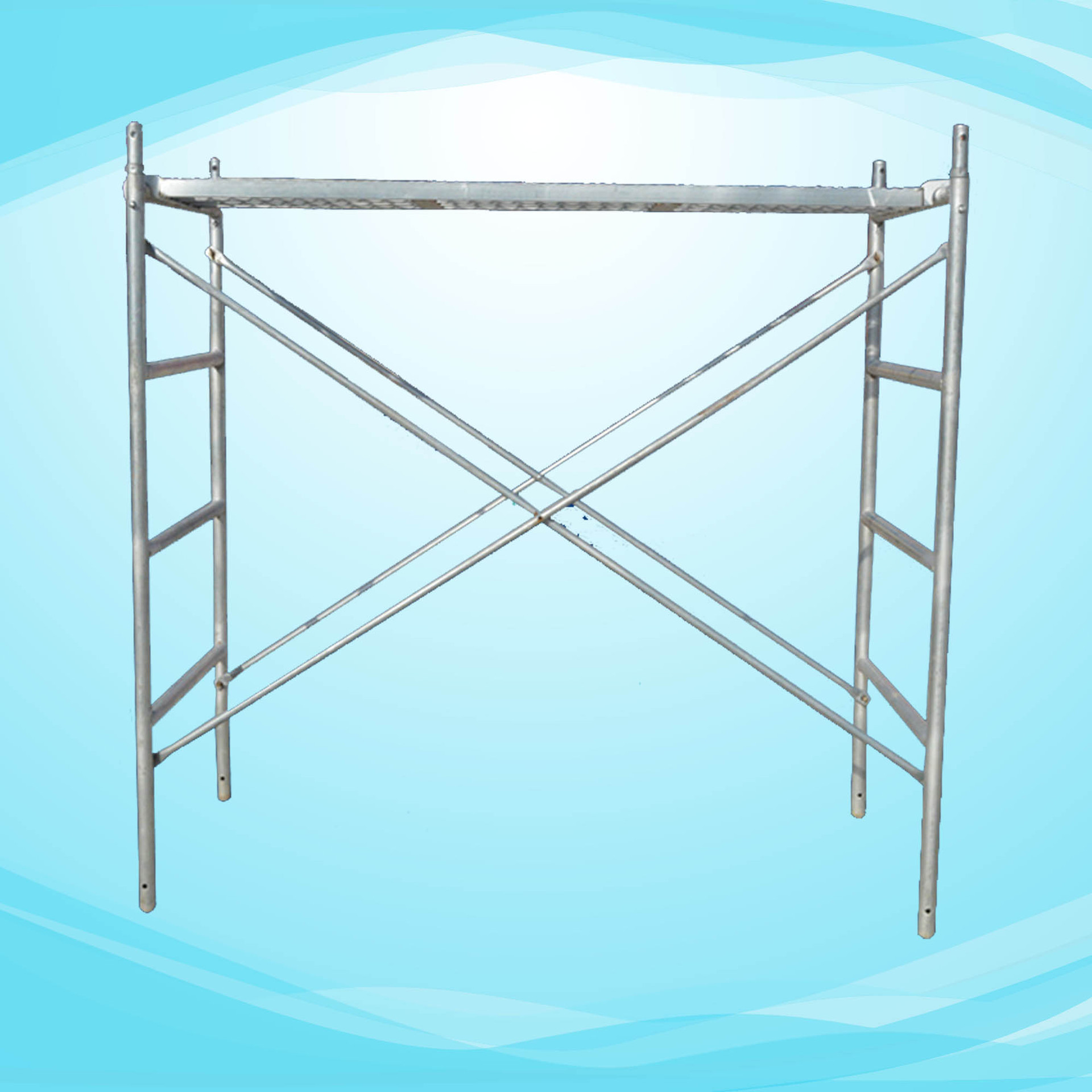 厂家直销室内外装修用一米小架子便携活动脚手架门式移动脚手架