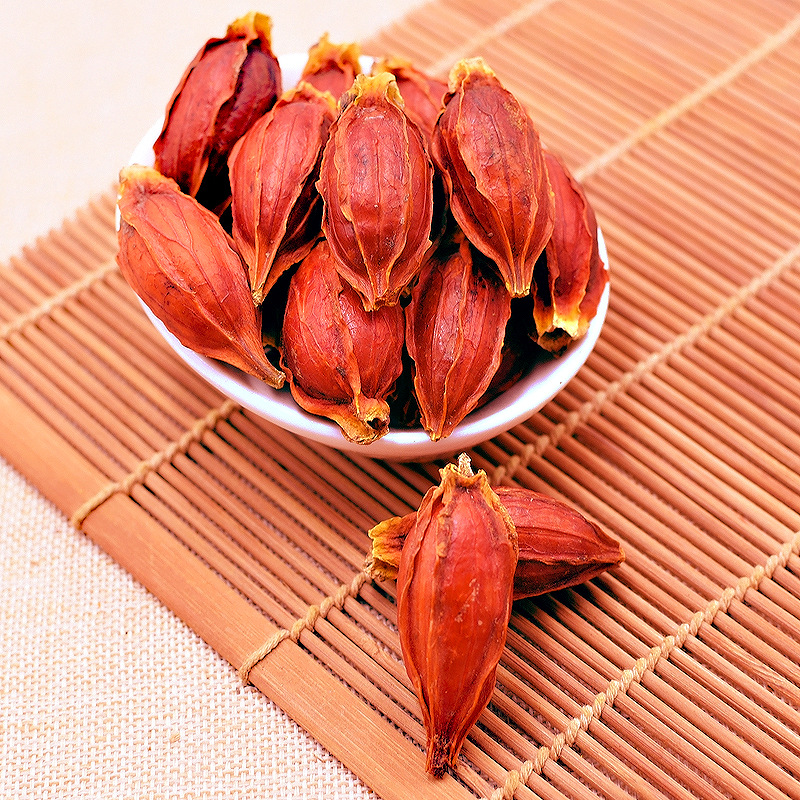 中药材栀子水栀子果黄栀子栀花茶泡茶卤肉上色素山栀子一公斤一袋