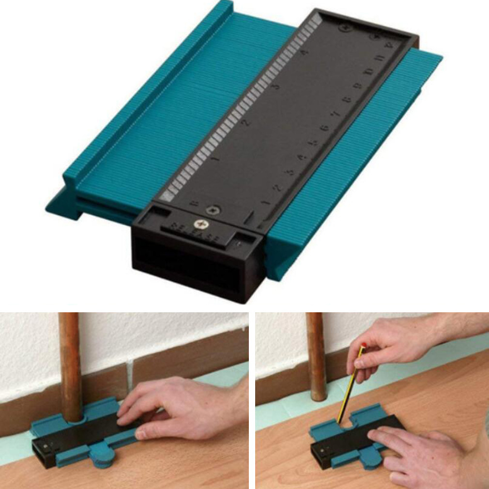 不规则轮廓弧度量尺 轮廓测量器行规仿形尺多功能木工工具弧度尺