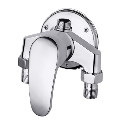 厂家直销混水阀明装三角淋浴水龙头加厚冷热浴室卫生间热水器阀门