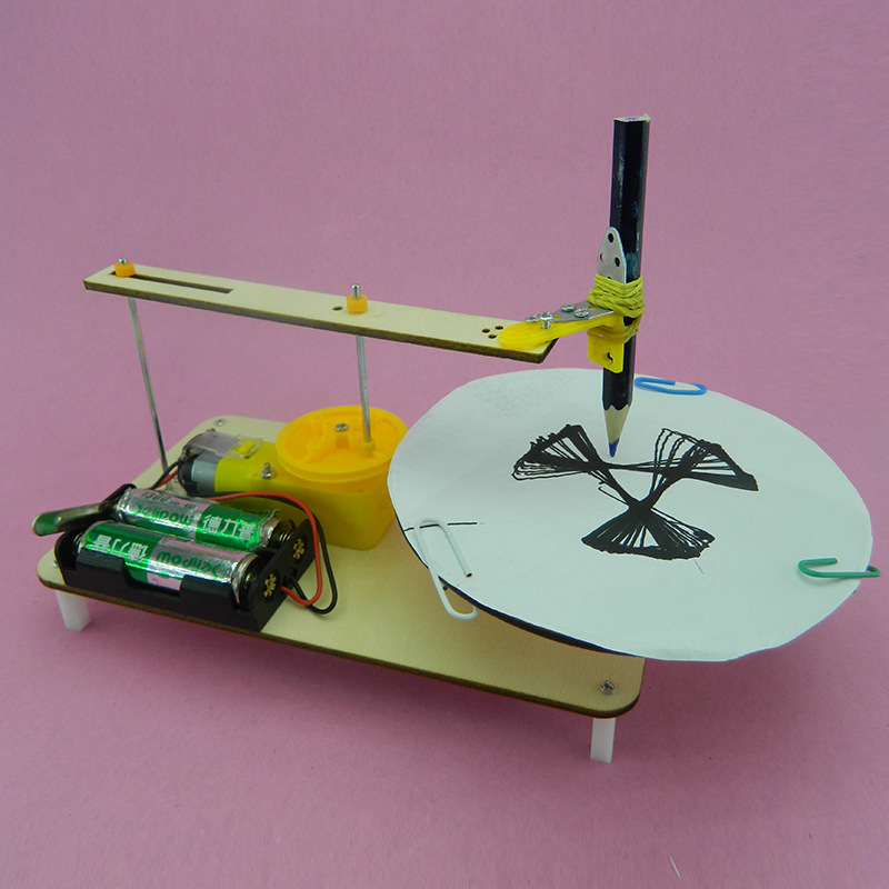 自动绘图仪模型小制作小发明画图仪科技小制作科学实验小学生玩具