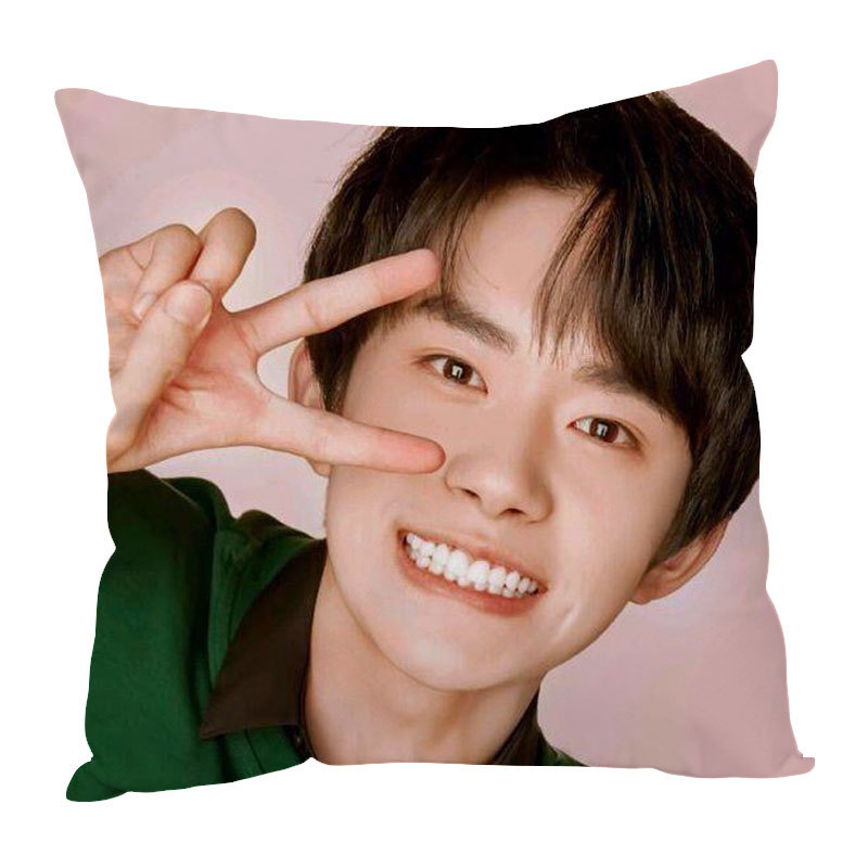 tfboys易烊千玺周边同款抱枕靠垫定制来图定做照片海报生日礼物品