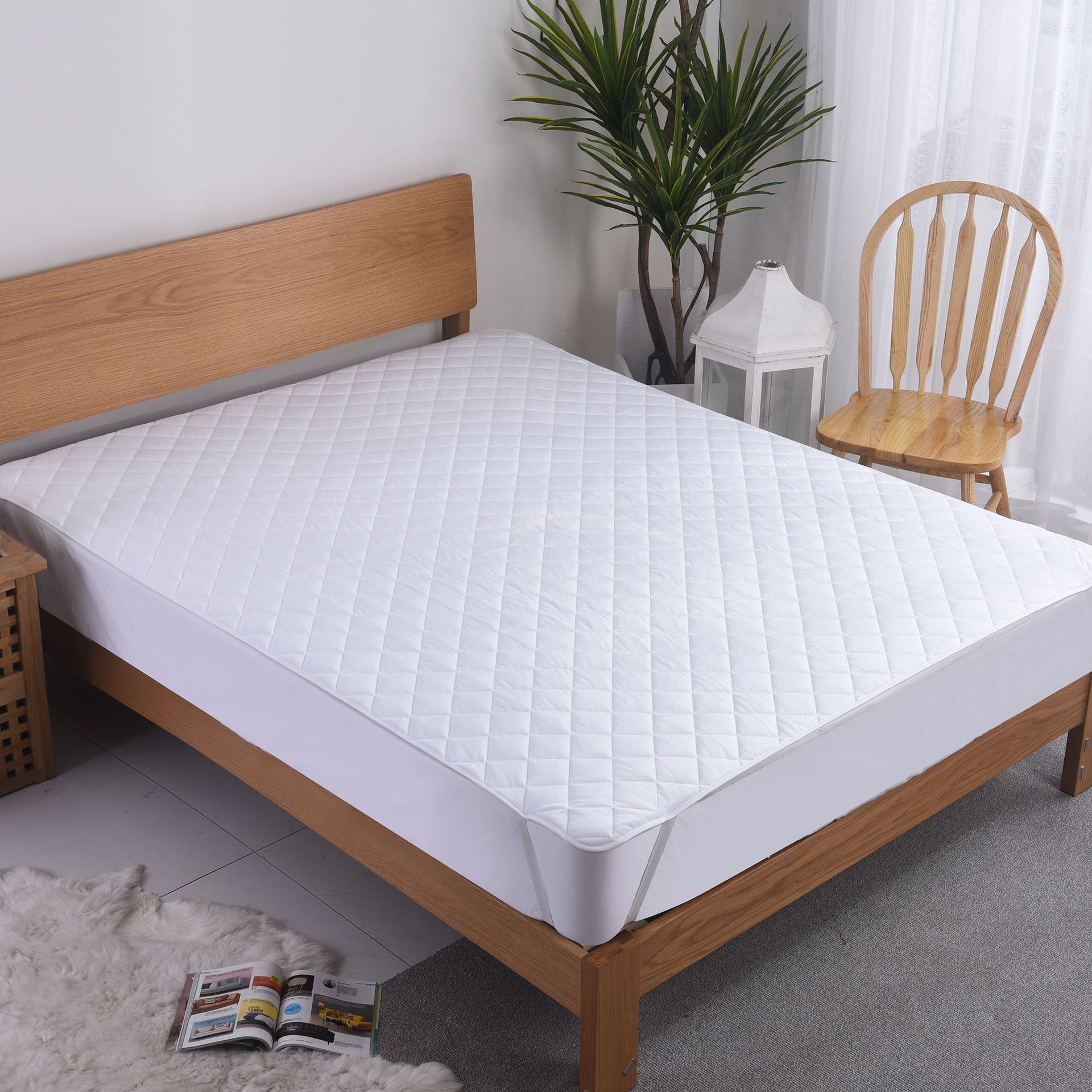 席梦思保护套隔尿透气防水床笠婴儿床垫婴儿隔尿垫超声波裥棉