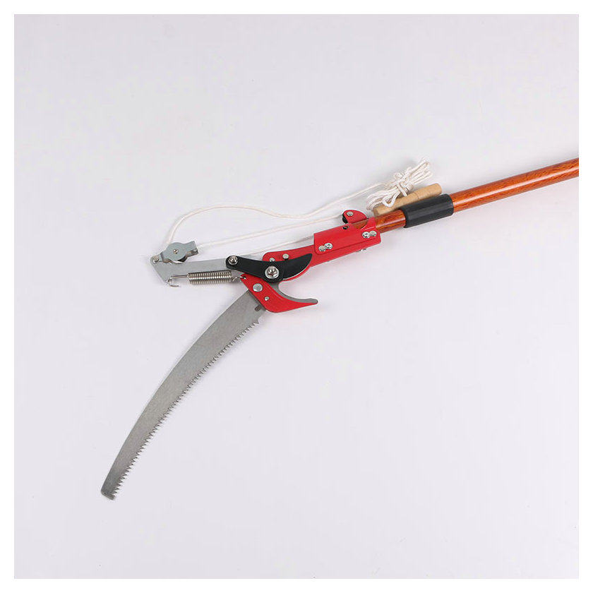 厂家供应高枝剪 双滑轮高空伸缩剪 剪锯两用园林高空修枝剪果树锯