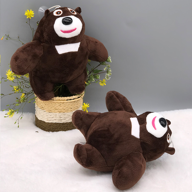 18cm可爱熊大毛绒玩具儿童少女生日礼物汽车挂件婚庆抛洒玩偶