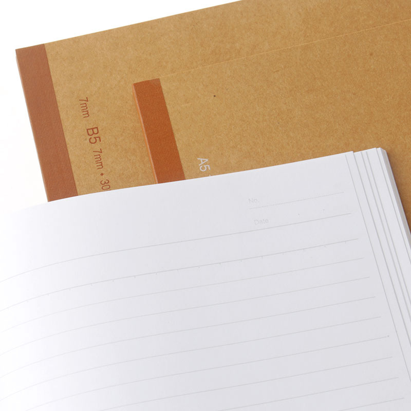 厂家直销学生软面抄 b5土黄牛皮纸封面书写感顺滑纸张 作业本定制