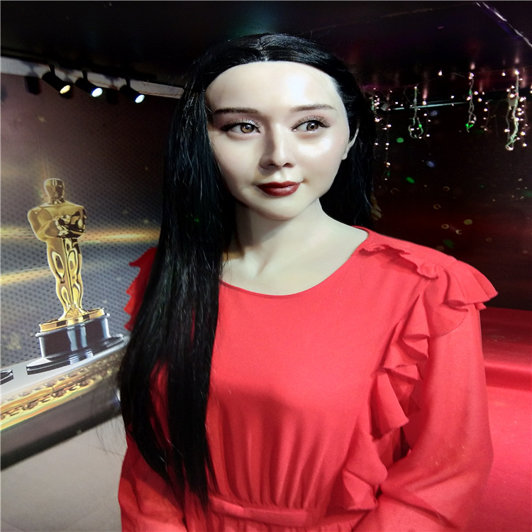 【厂家】定制旅游区蜡像馆蜡像仿真人超写实一比一演员范冰冰人物