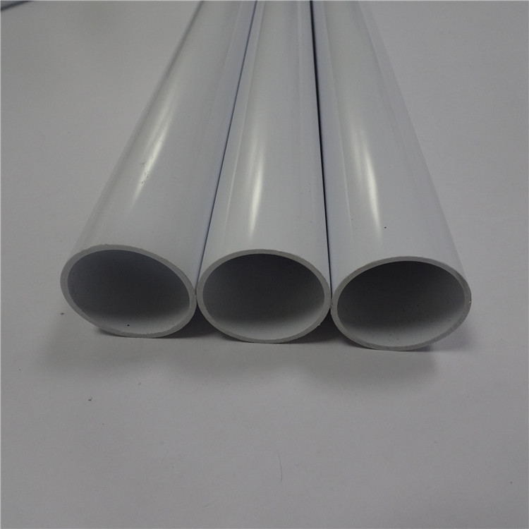 厂家直销pc穿线管 绝缘电线管材 pc管乳白色 走线管 塑料管