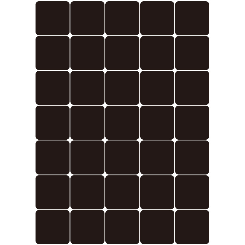 圆角正方形 厂家直销 3d立体 15x15cm 可定制随意尺寸 镜面墙贴