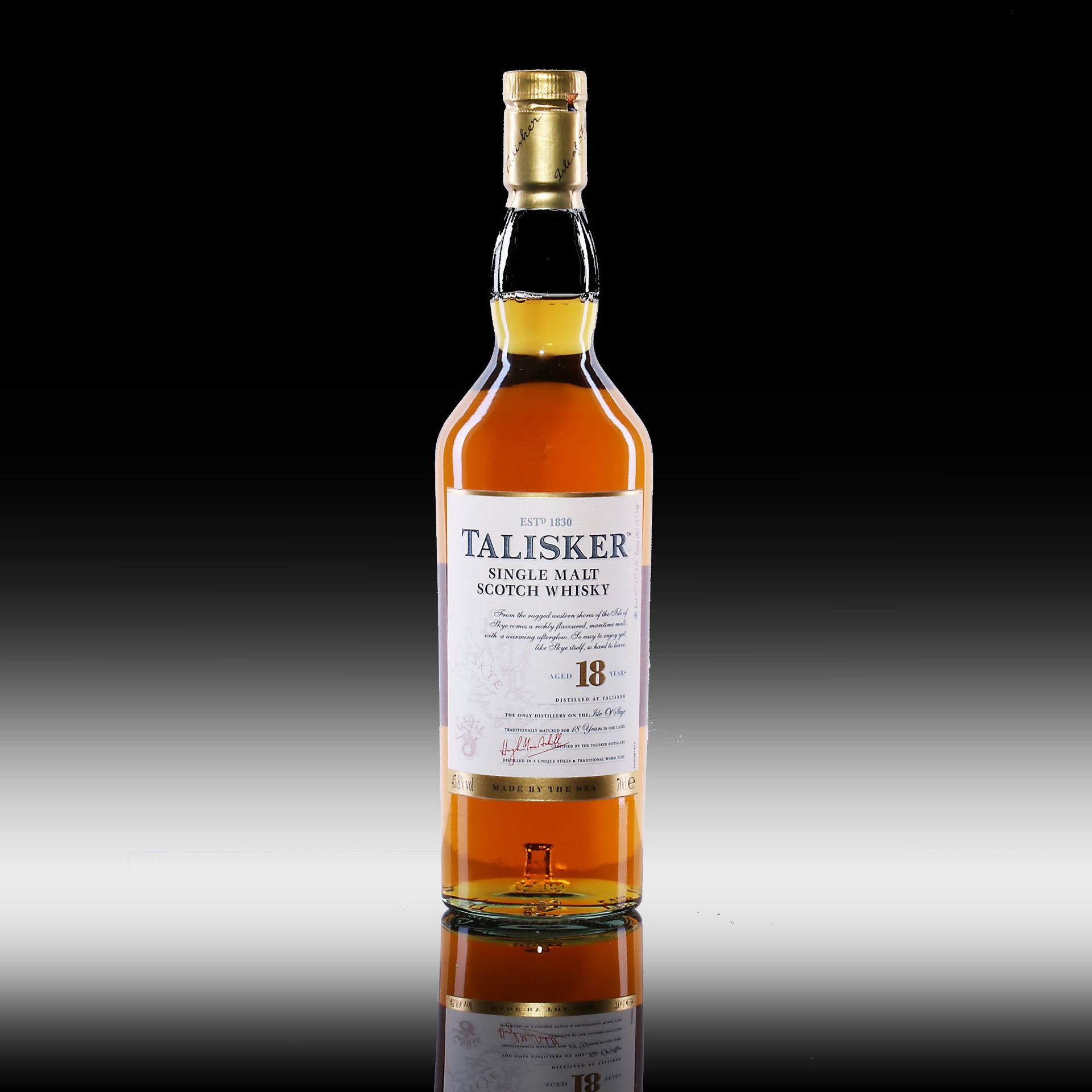 英国洋酒 talisker 泰斯卡18年单一麦芽威士忌700ml