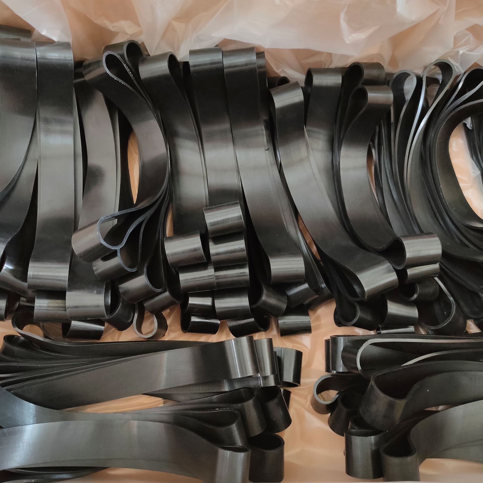 定制 黑色橡胶保护套 三元胶套 硅胶绑套 捆扎套