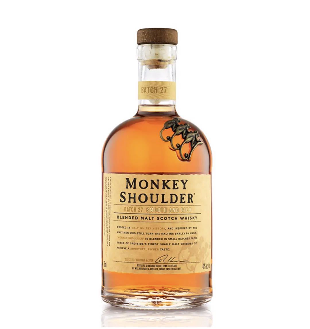 洋酒 三只猴子调和纯麦苏格兰威士忌 猴子肩膀威士忌 三只猴子威