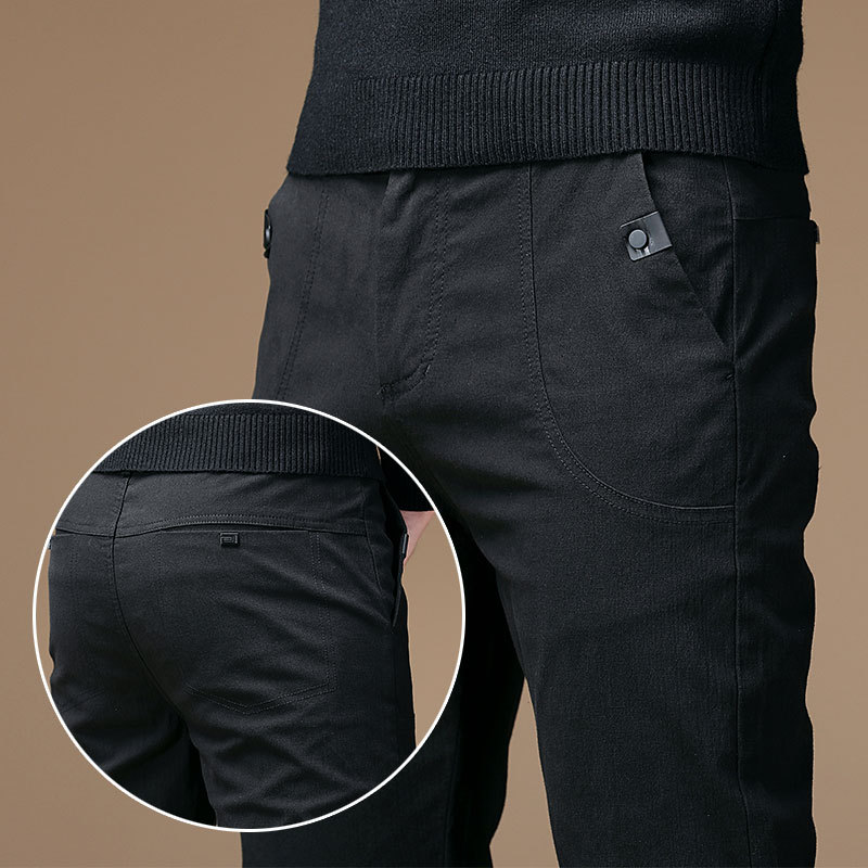 Summer Men's Pants Men's Versatile Simple Pure Cotton Pants Men's Casual Pants Men's Pants Youth Trousers Men's Clothing Wholesale