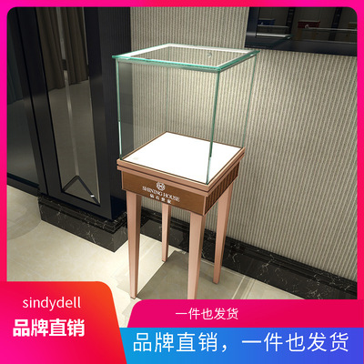 新款首饰柜台展柜商场展厅珠宝玉器陈列柜精品柜中岛柜展示柜