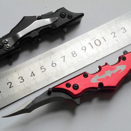 厂家直供 蝙蝠工具刀 刀具户外折叠刀迷你小刀蝙蝠折叠双刃刀